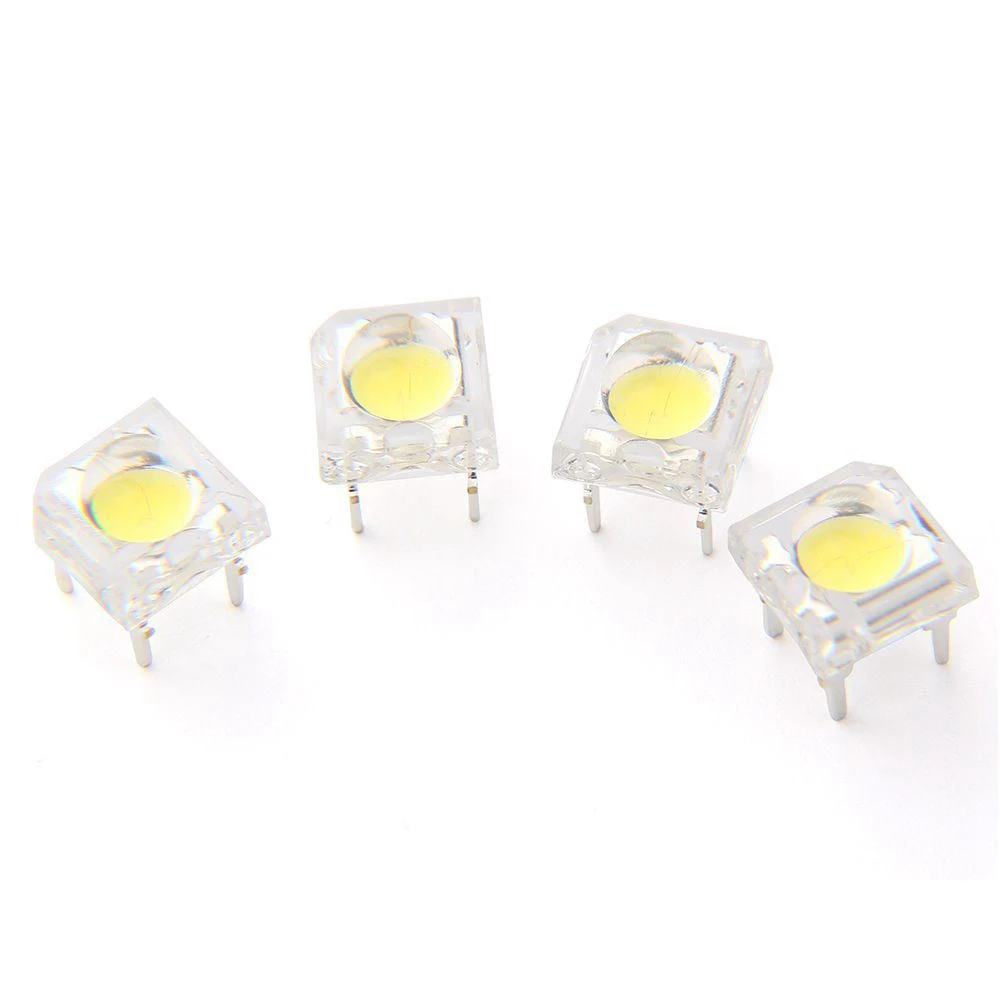 5mm Yellow Color Light Emitting Diodes Round Top Led Light Diode