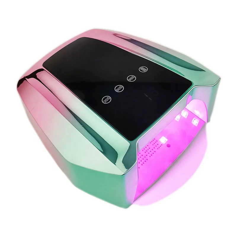 2023 Gradient Color Cordless Portable UV LED Gel Nail Lamp Built-in Large Capacity Battery Professional Rechargeable Nail Dryer