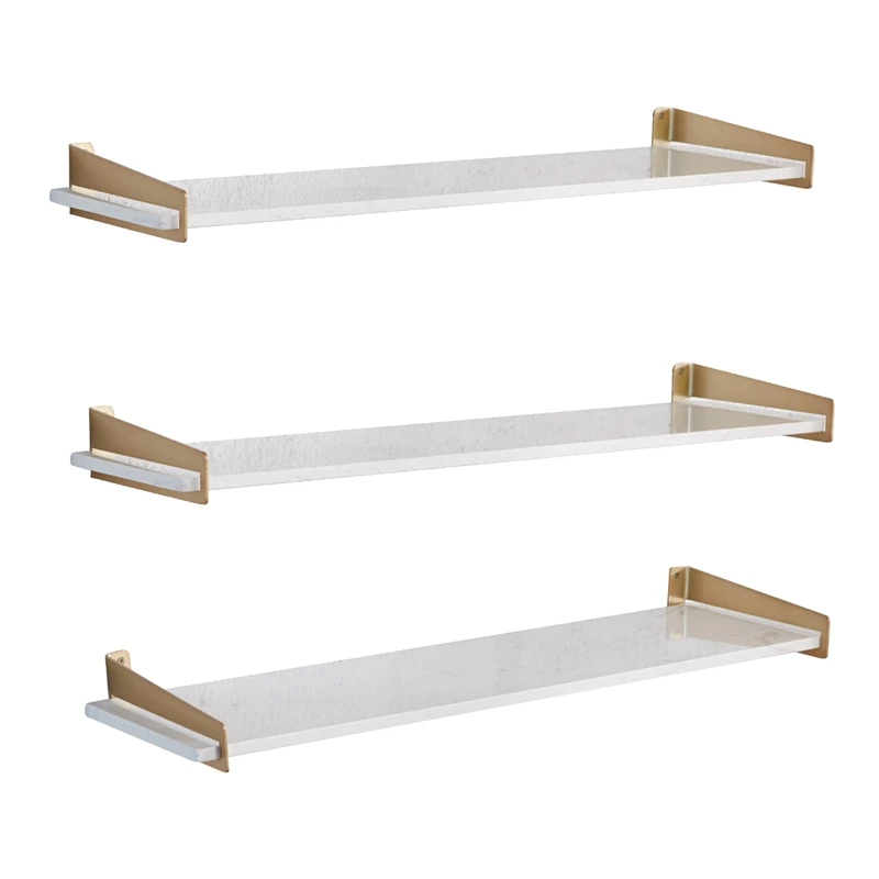 Partition shelving wall hanging word bookshelf wall perforation free kitchen bedroom living room layer frame marble