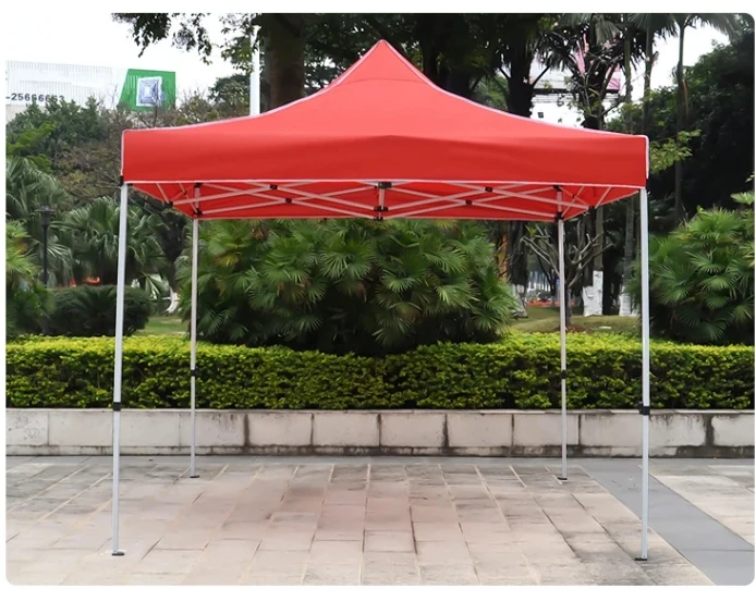 2024 Customized Logo Printed 3x3 Outdoor Aluminium Folding Exhibition Event Awning Marquee Gazebos Canopy Pop Trade Show Tent