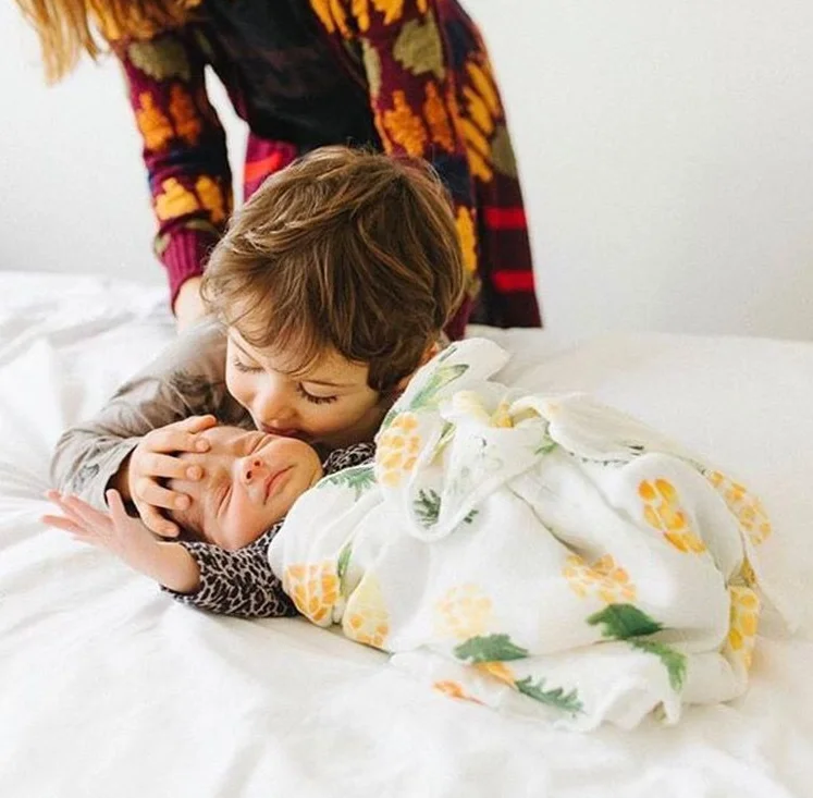 New Fashion Customizable Cute Printed 4 Layer 70% bamboo 30% cotton baby muslin blanket infant Swaddle Wrap gauze blanket