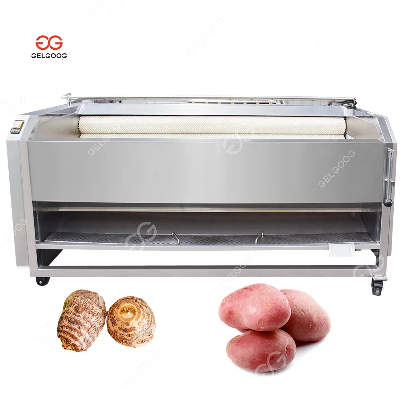 Gelgoog Автоматическая Машина для мойки картофеля очищающая кожу Промышленная и очистки имбиря