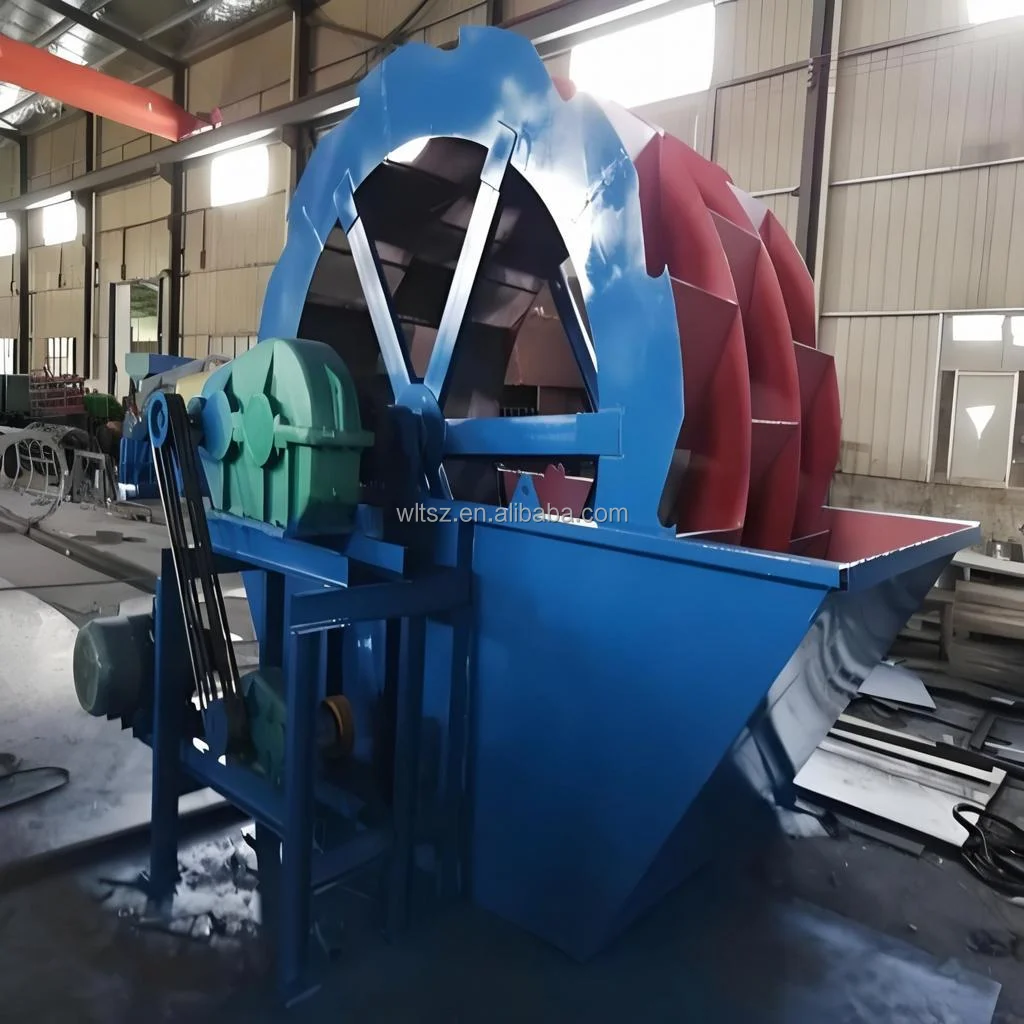 FETECH XS series Professional manufacturer Low Cost Low Power Consumptiom bucket Wheel Sand Washer Washing Machine