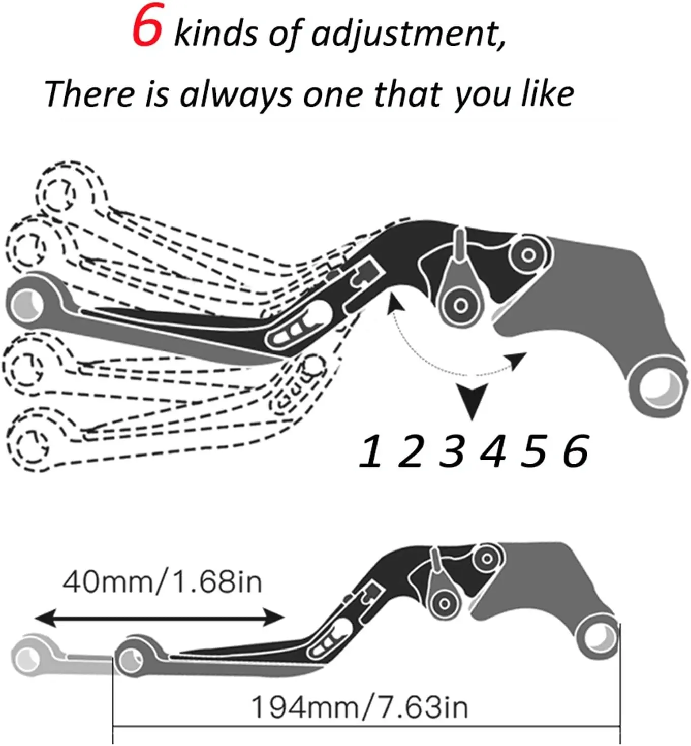 Motorcycle Aluminum Alloy Foldable Extendable Adjustable Brake Clutch Levers for Aprilia RSV4 Factory RSV4-R RR