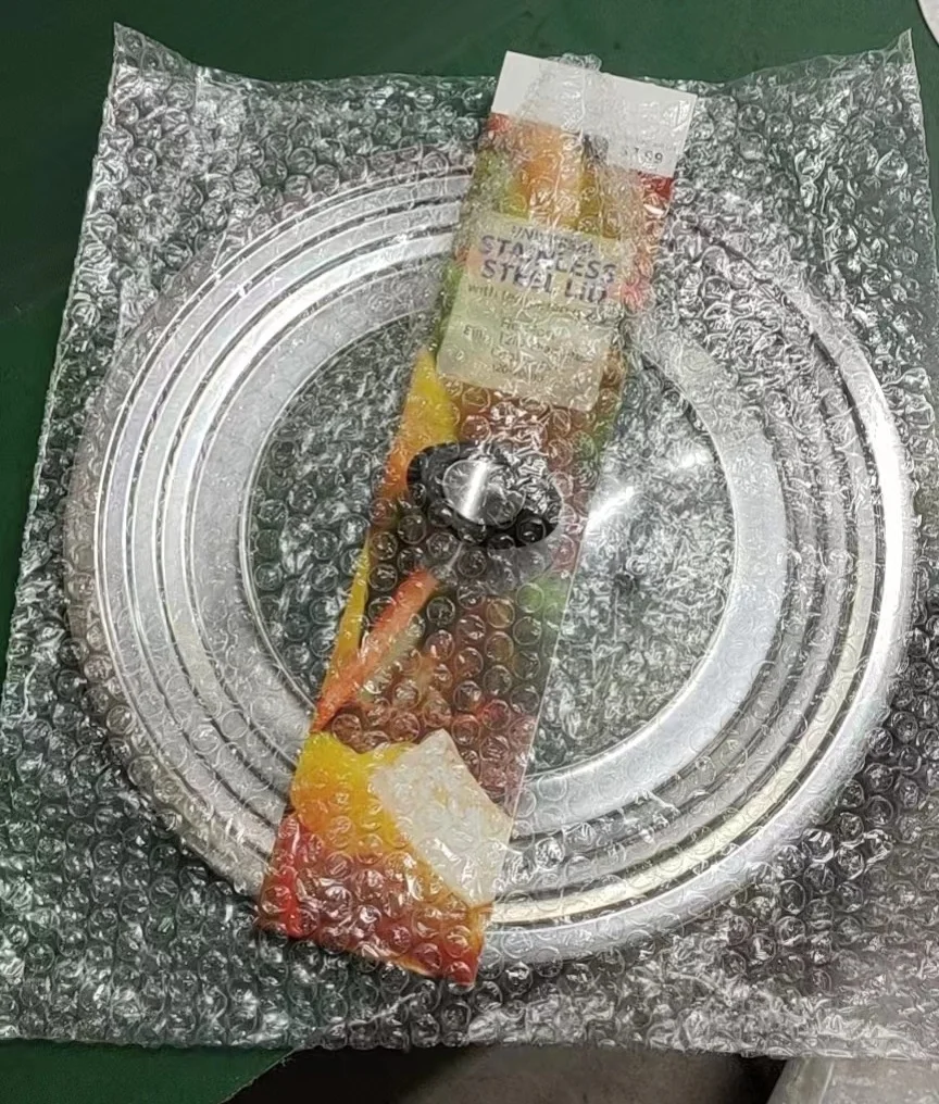 Cooking Lids On Frying Pan Multisize Universal Pot Lid For Bowsl Pans 22cm-32cm Stainless Steel Multi Size Pot Cover l Lid Cover