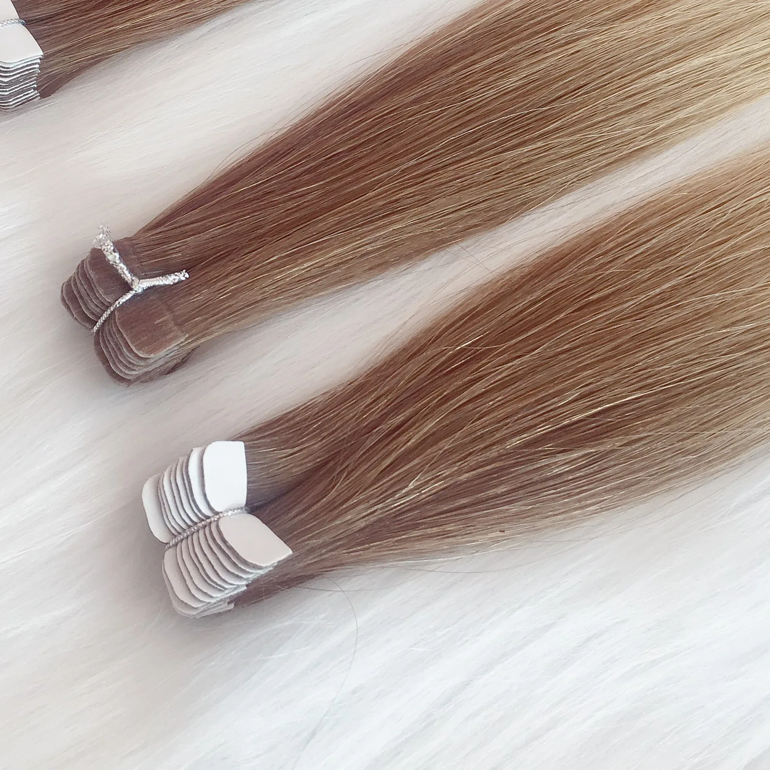 Wholesale Supply Russian Remy Mini Tape Hair Natural Mini Micro Real Human Hair Extensions Tape in hair extensions