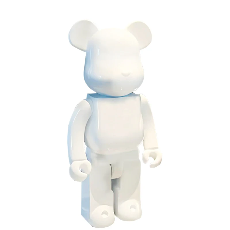 Изготовленные на заказ «сделай сам» чистые медведи Bearbrick 1000 1000% из кирпича 400 400%