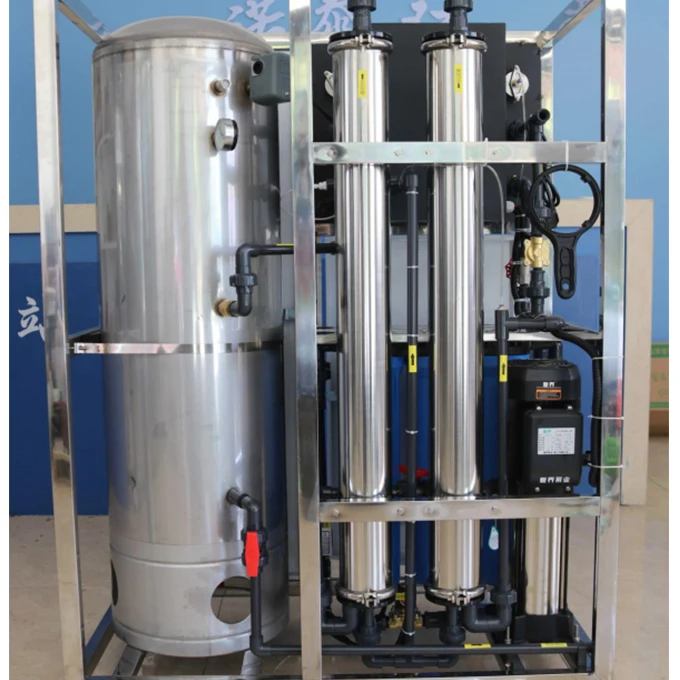 High End 6000 GPD wholesale Small Storage Alkaline Pure RO Water Treatment Equipment With SS Water Tank