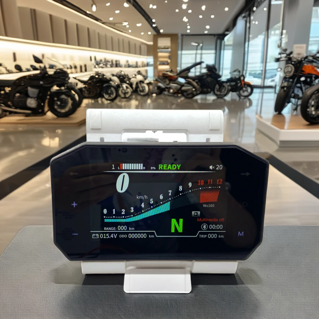 5 inch motorcycle digital LCD speedometer new TFT smart speedometer touch screen instrument universal speedometer wholesale