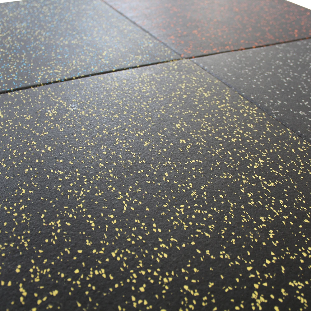 20mm thickness 50x50cm Multifunction rubber durable gym floor interlocking rubber tile for outdoor and indoor usage