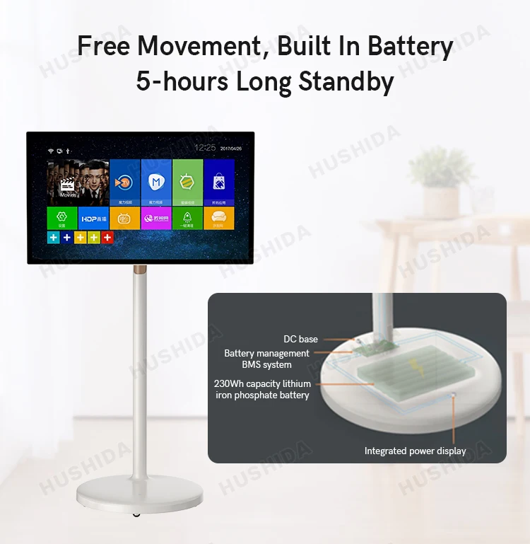 Wholesale Price Multi Points Interactive LCD Monitor Display All in One PC Monitor Capacitive Touch Screen Smart TV