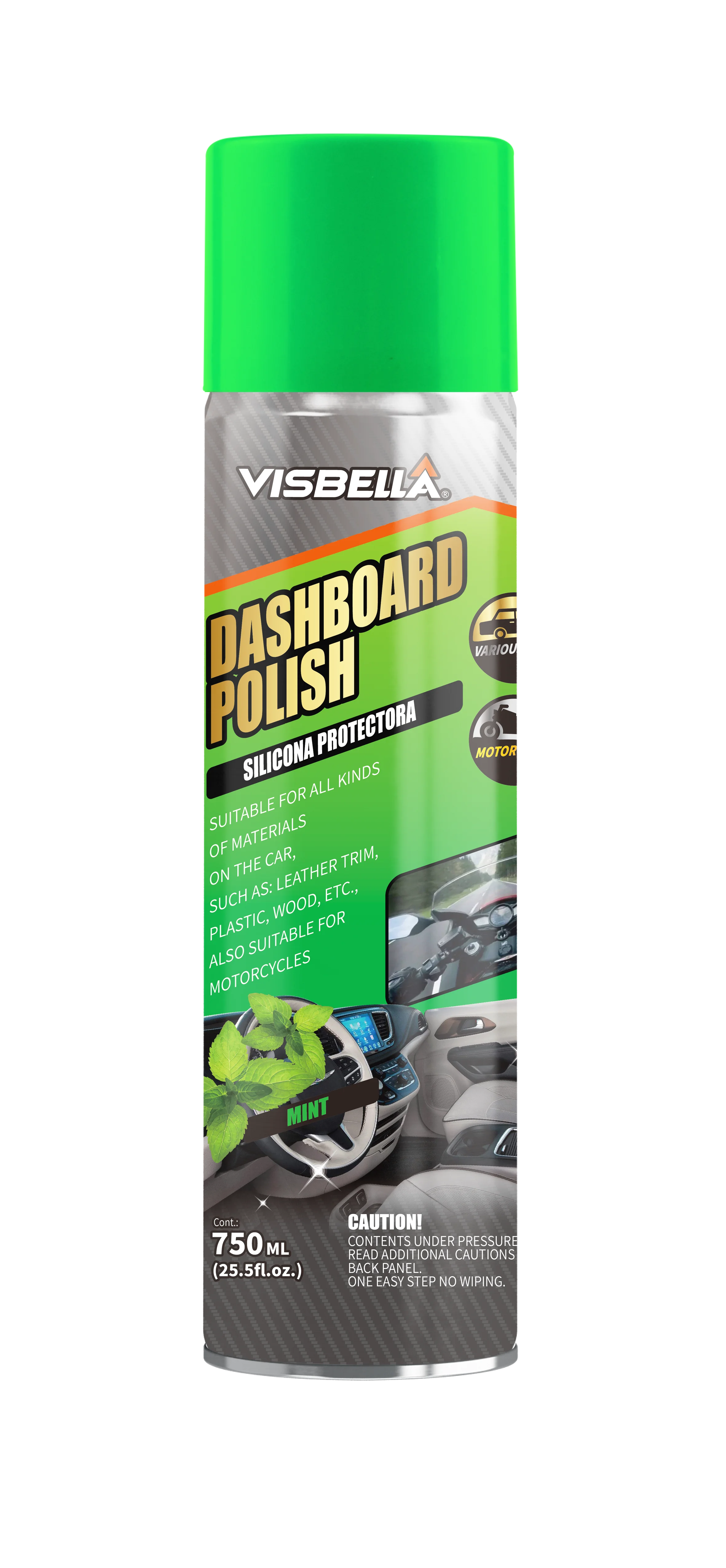 Leather  Shine Car Care Cleaning Wax Dashboard Polish Spray