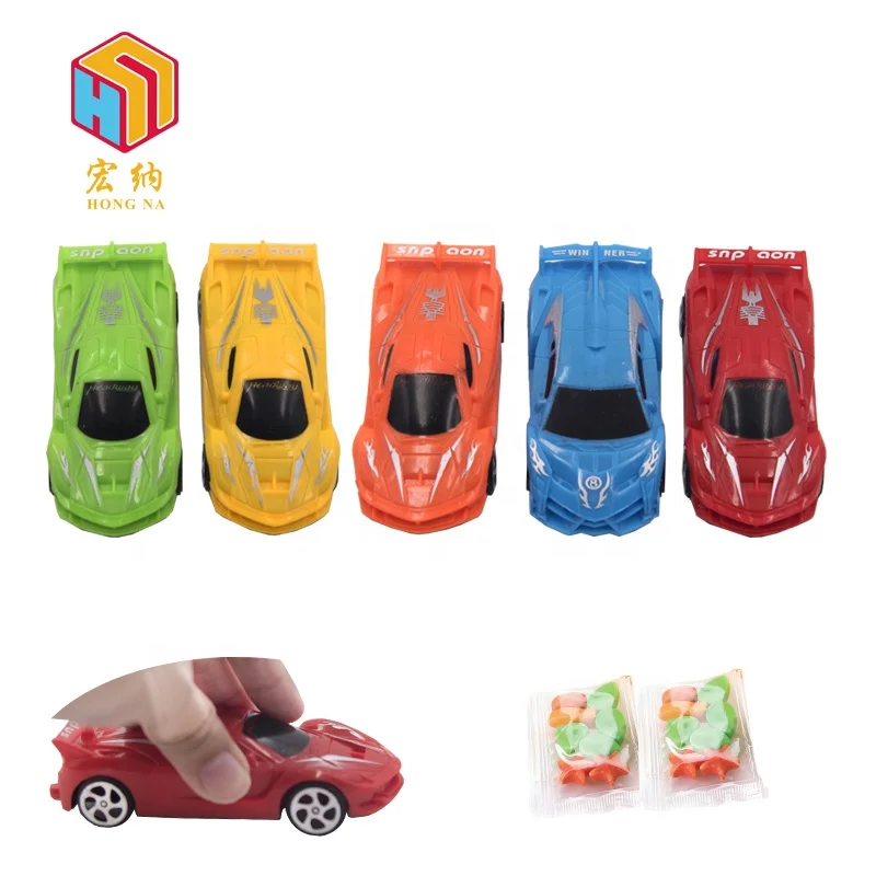 
opp bag packing P/L sports plastic pull back car toy with candy  (62180316621)