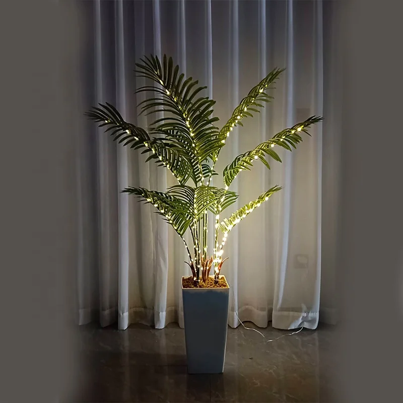 Outdoor Led Oliver Palm Tree  Projection Light   Olive Tree  for Outside Led Artificial Ficus Tree with Lights