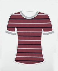 Lenzing modal fabric 100% modal fabric t shirts striped clothing soft fabric