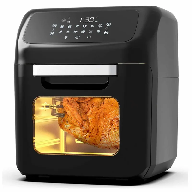 1800W 12 Liter Digital Air Fryer Rotisserie Dehydrator Convection Oven