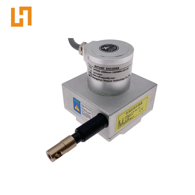 HY63SA-2000mm length measurement 2500PPR pulse Draw Wire Linear Length Encoder  IP65 Draw rope encoder