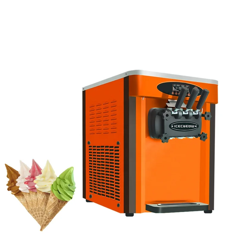 Soft ice cream machine, ice cream machine small, ice cream machine mix