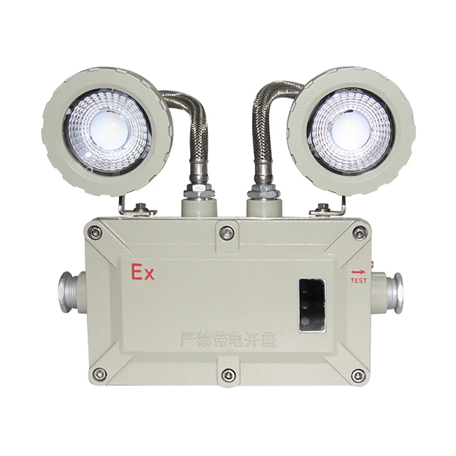 IP66 Two Spot Explosion-proof LED Emergency Lamp Led Double-head Exit Light Explosion-proof EXIT Light