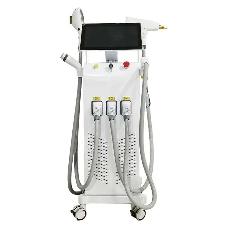 4in1 Rf Face Lift Nd Yag Laser Tattoo Diode laser IPL Hair Removal For salon use Multifunctional Laser Beauty Machine