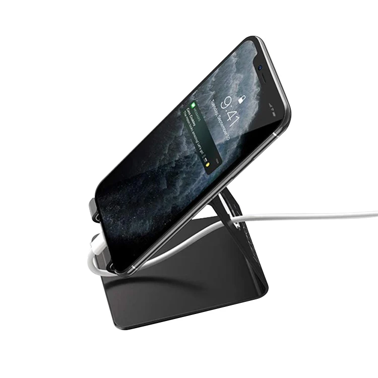 Free sample phone holder Metal  Desktop mobile phone bracket table use anti-slip holder aluminium alloy phone holder