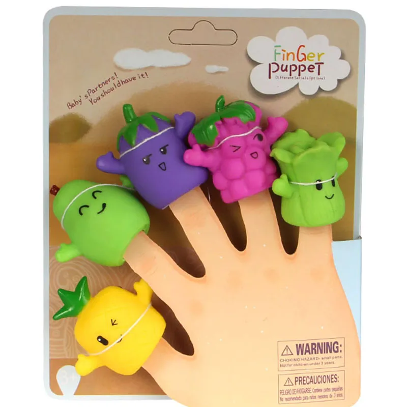 Милая пластиковая мультяшная ручная кукольная детская игрушка с прямым пальцем Лучшая распродажа