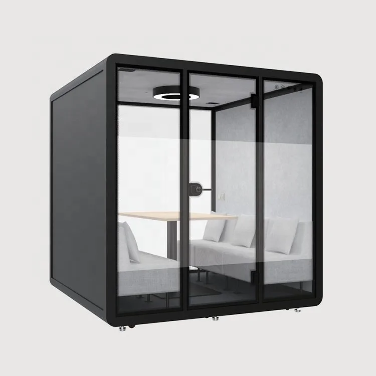 Multi-size Modern Movable Office Meeting Pod Office Soundproof Booth