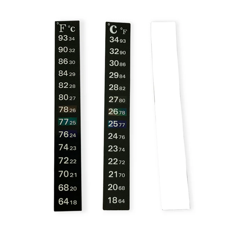 Stick On Thermometer Strip, Digital Temperature Display for Fermenting, Brewing, Wine, Beer or Aquariums.