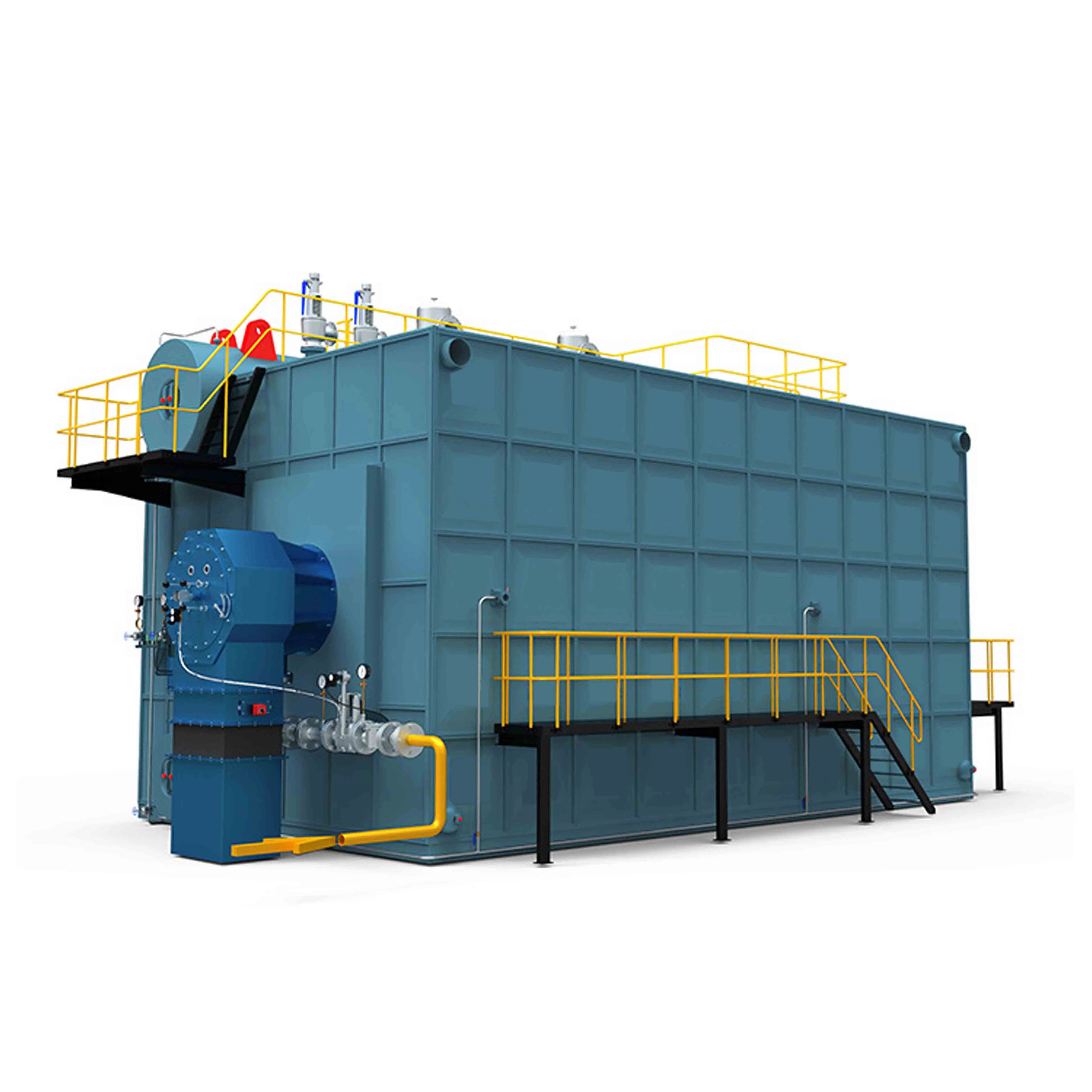 Manufacturers supply SZS series double drum reverse firing gas (oil) steam boiler hot water boiler