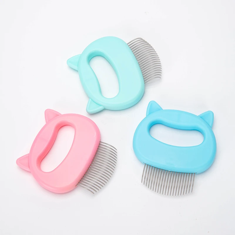 New Multifunction Wholesale Pet cat Hair Remover Self Cleaning Brush Cat Lice Comb Grooming Tool And Care Cat Pet Grooming Brus