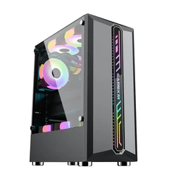 2022 New Design Wholesale Computer Case Pc Case Gamer Most Popular High Quality Gaming PC Desktop Computer Gaming ATX Case