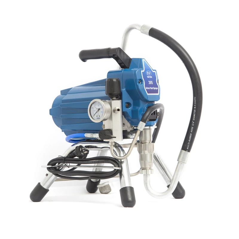 Industrial High-Pressure 395 Airless Paint Sprayer with Nozzle Guard Wall Spray Paint Machine Disposable Warranty