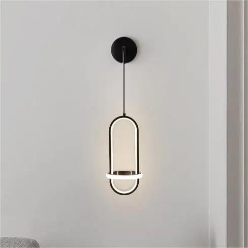 High-value gold bedroom decorative bedside LED wall light high quality living room background wall LED wall lamp