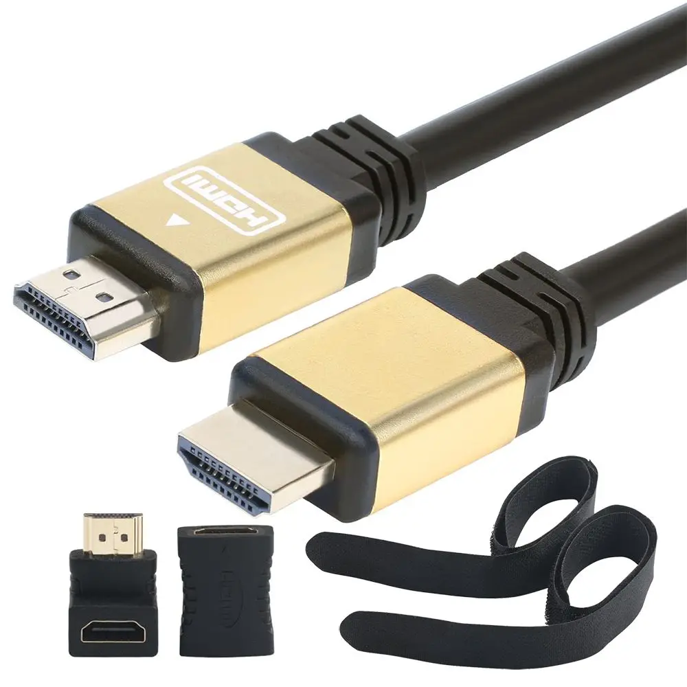 
Hot Sale TDR/4K 60Hz 18Gbps PVC Yellow Square HDMI 4K Cable for Computer/TV 