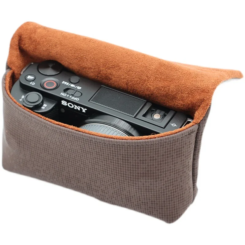 Camera Storage Bag Portable Camera Bag Case Storage Pouch for Sony ZV1 ZVE10 for Canon G7X III etc.