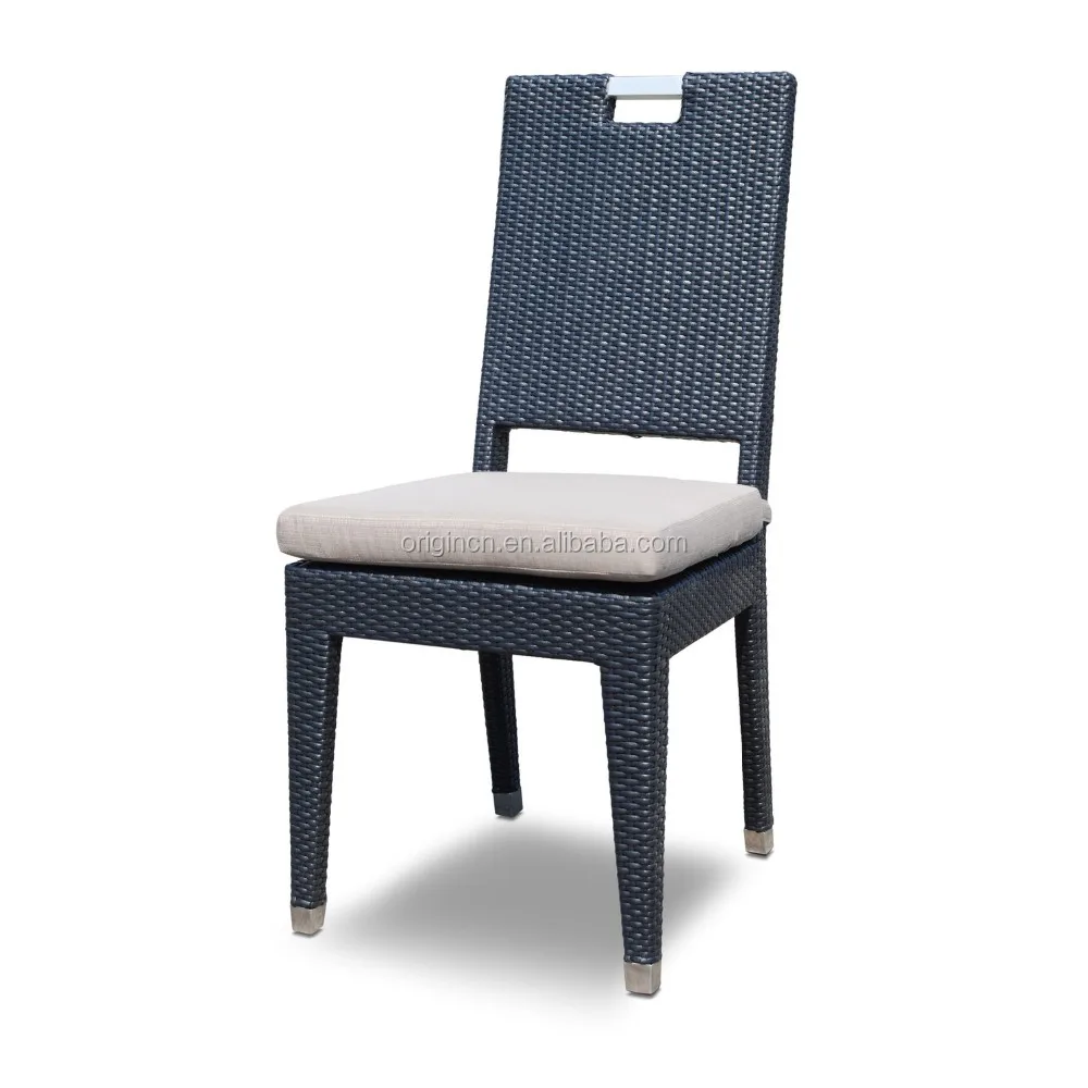 Rattan woven outdoor or indoor dining room furniture wicker new design chair