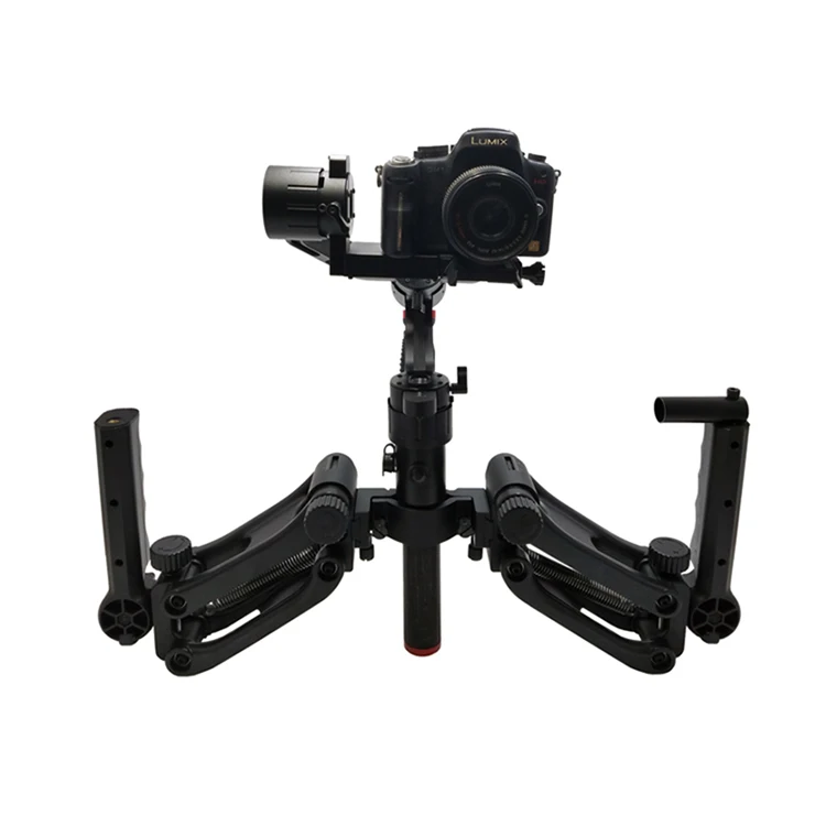 BOB 5 axis Damping Spring Dual Handle Stabilizer Gimbal Grip Arm Camera for ZHIYUN crane 2 AK2000 AK4000 MOZA DJI Ronin S moza