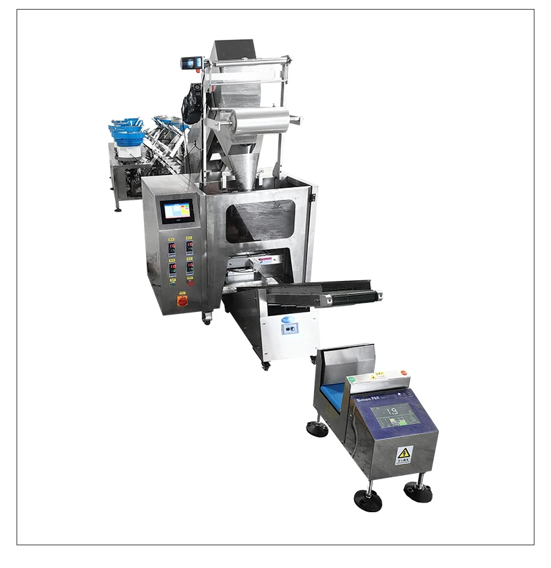 Hardware accessories packaging machine/multi-function metal accessories packing machine