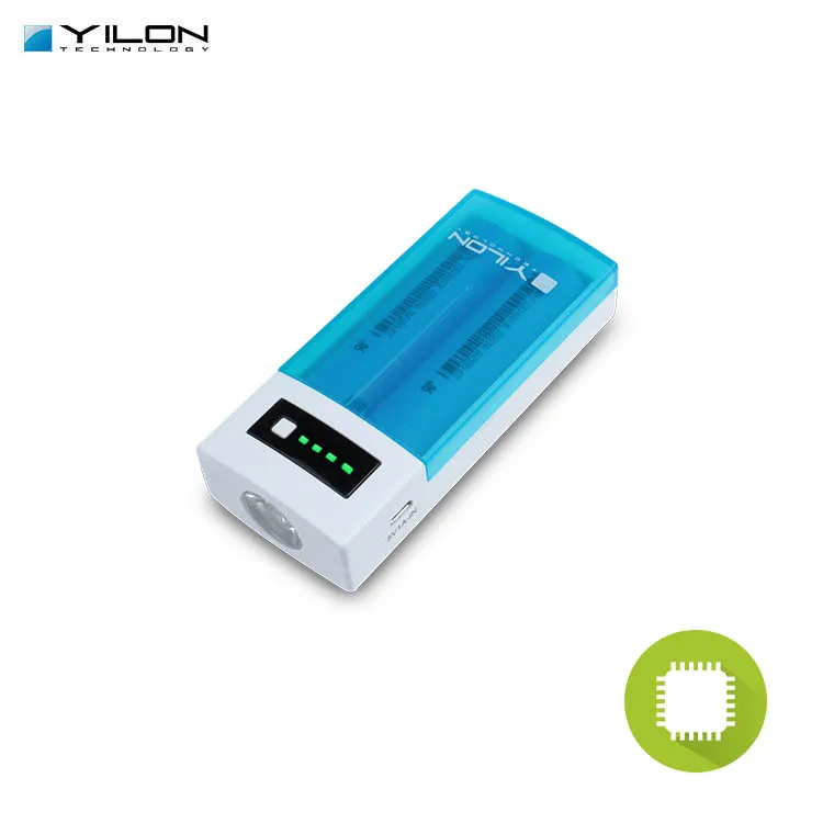 YILON usb портативное зарядное устройство с 18650 светодиодным фонариком зарядное устройство для мобильного аккумулятора