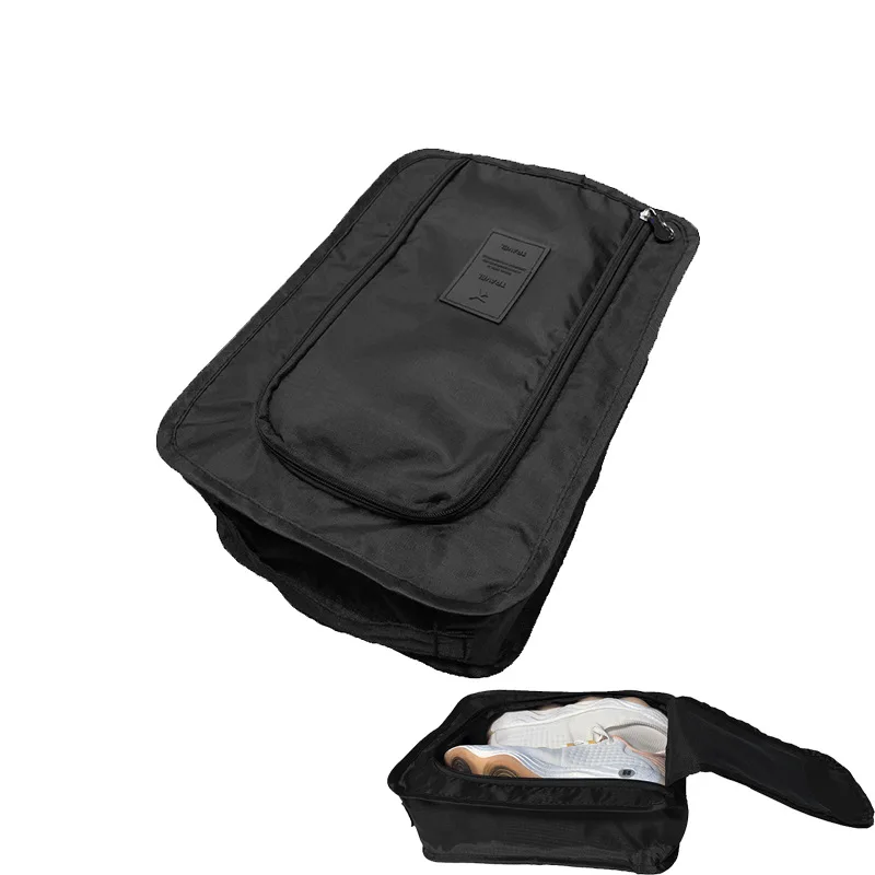 DS3961 Foldable Waterproof Shoe Puches Organizer Shoe Packing Cubes for Travel Essentials Sport Travel Shoe Bags with Handle