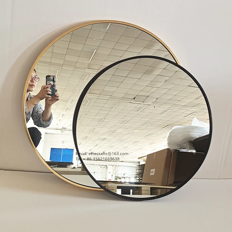 Black aluminum mirrors