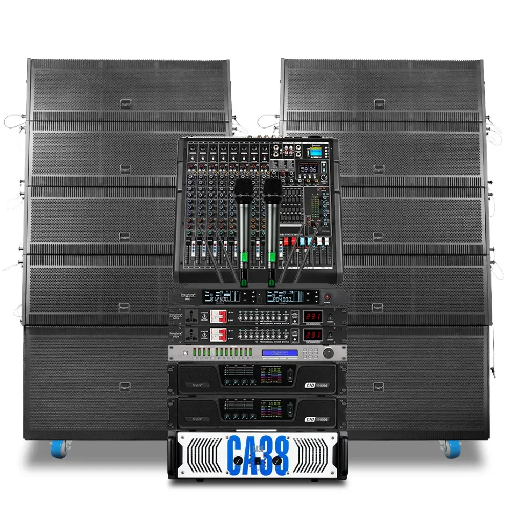 L212 Professional Passive Speaker System Power 1800W+1800W Line Array Speakers