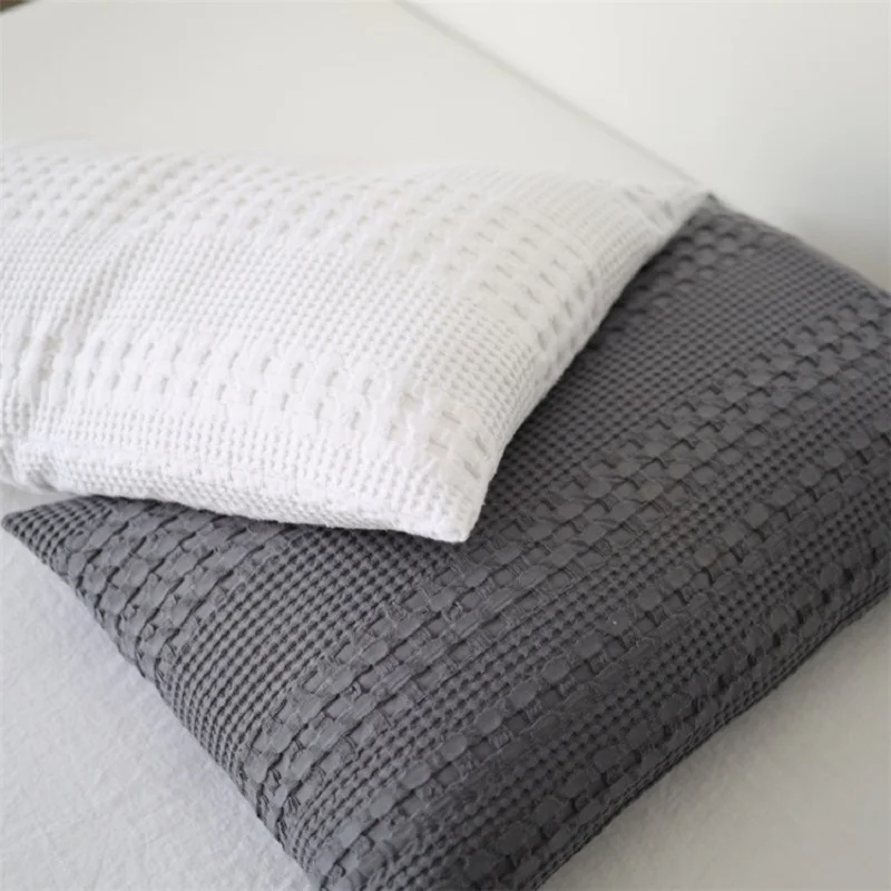 Solid Big Hive Muslin Cotton Blankets for Beds Waffle Plaid Car Nap Couch Sofa Throw Soft Home Cover Sheet Bedspreads Pillowcase