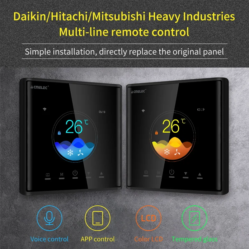 VRF Daikin Hitachi Mitsubishi Heavy Industries Tuya wifi Air Conditioner Smart Thermostat For Google Home Alexa DuerOS WIFI