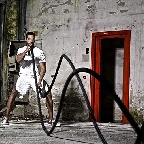 Gym Training Professional Fitness Exercise Battle Custom Logo Long Handle 3m Boxing Skipping Heavy Speed Weighted Jump Rope 2lb