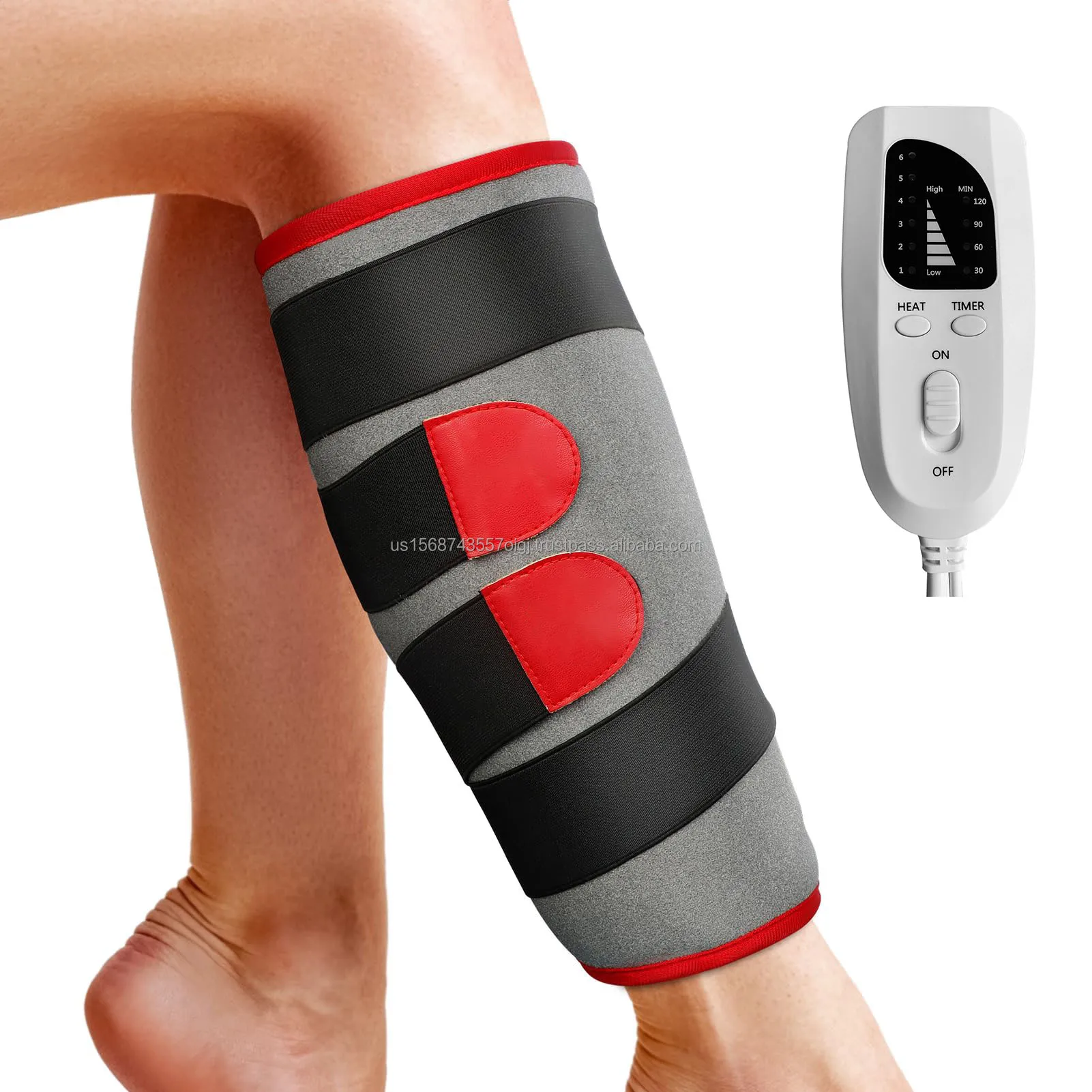 Health Care Equipment Belt Massage Shin Splint Knee Arm Elbow Wrist Thigh Leg Heating Pad For Pain Relief