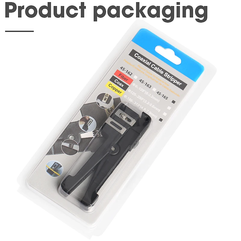 45-165 45-165Coaxial Cable Stripper Fiber Optic Stripper Transverse Beam Tube Open and Stripping Knife Loose Casing combination