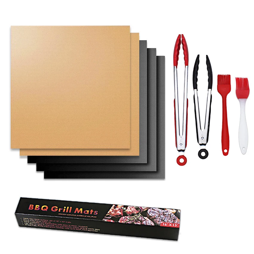 Wholesale Hot Selling barbecue non stick bbq grill mat barbecue grill mat barbecue mat