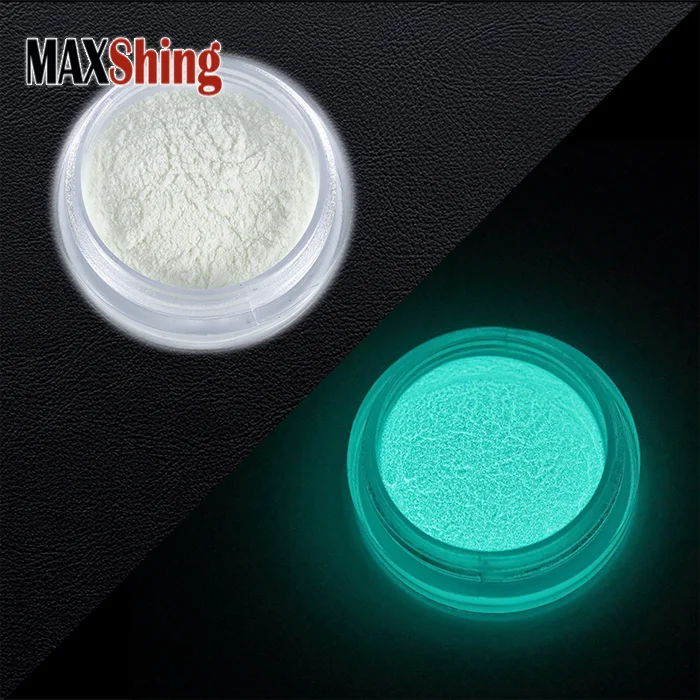 Newest White to Color Photoluminescent Night Glow in the Dark Powder Pigment for Resin Paint Coating Printing Ink Nail Polish