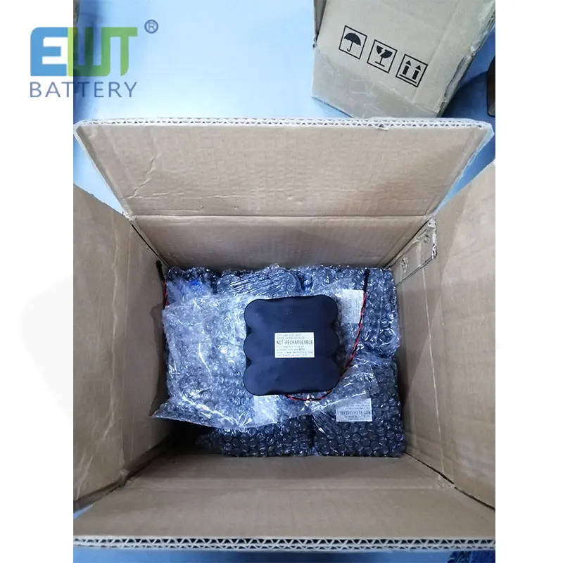 Non Rechargeable Lisocl2 Battery Pack ER34615 9P1S 3.6V 19AH Lithium Battery Ewt Made